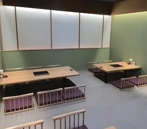 白木と格子がつくる和の品。／写真 5